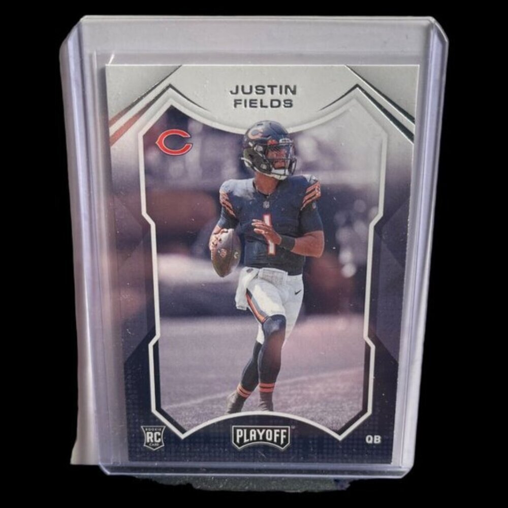 2021 Panini Playoff Rookie Justin Fields Pittsburgh Steelers #208 RC